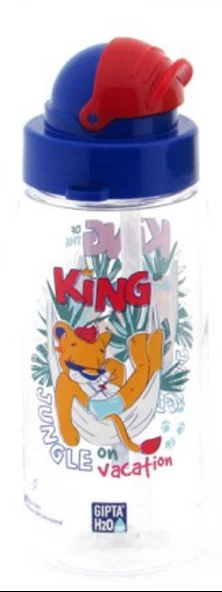 Gıpta Fun Tritan Pipetli Matara 500 Cc Mavi