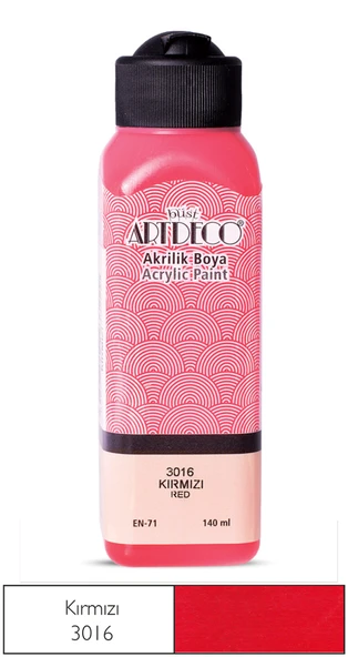 Artdeco Akrilik Boya 140 Ml Kırmızı ürün görseli