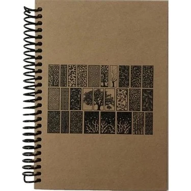 Tokaç Kraft Spiralli Defter 80 Yaprak Çizgisiz 16 X 23 Cm ürün görseli