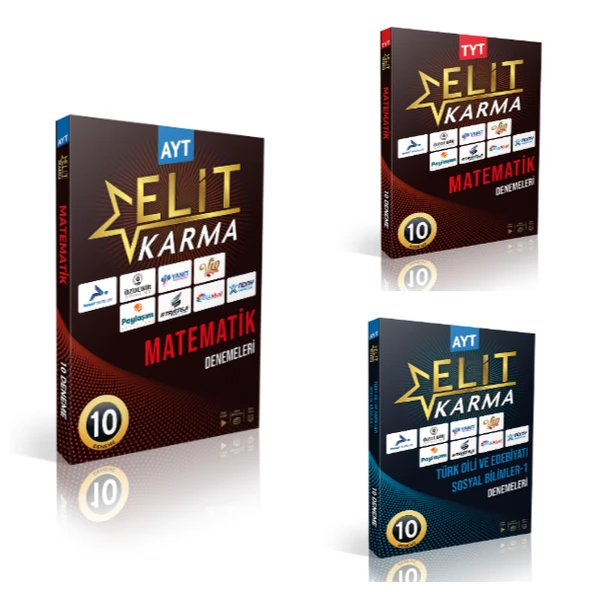 Elit Karma Ayt Matematik- Edebiyat Ve Sosyal 1 - Tyt Matematik Deneme Seti ürün görseli