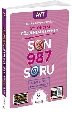 Karekök 2023 1.dönem  Ayt  Son 987 Soru ( Eşit Ağırlık ) ürün görseli