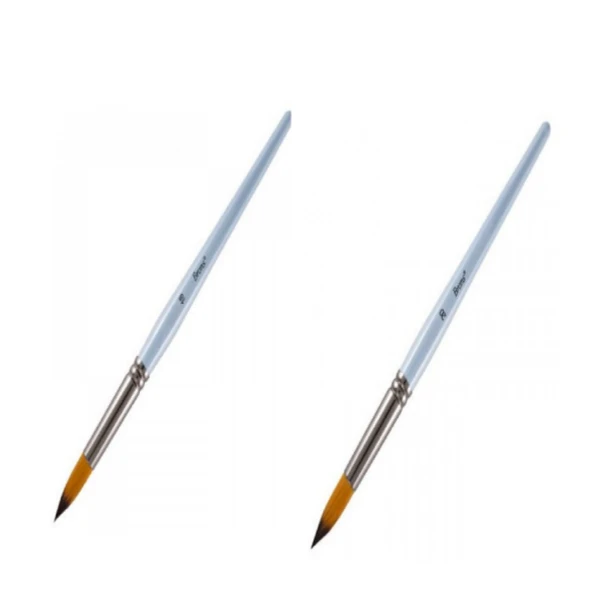 Brons 123 Serisi Sulu & Akrilik Boya Fırçası Seti ( 18-20 )