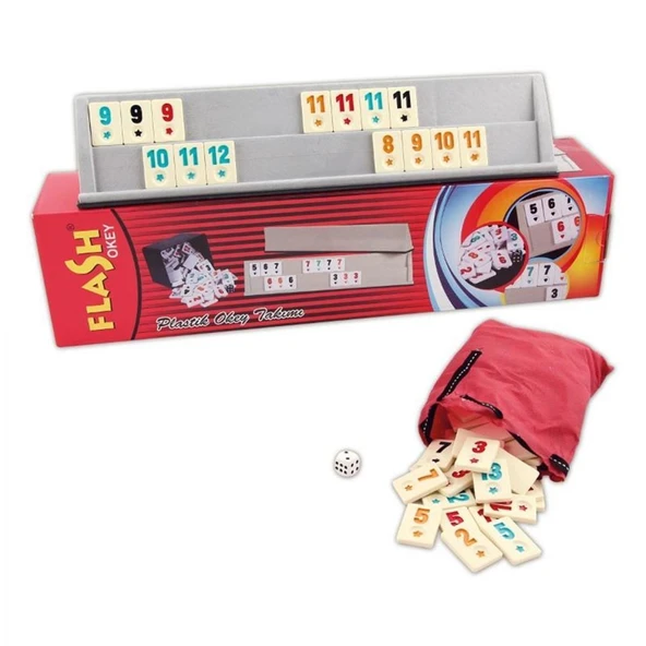 Star Flash Plastik Okey Takımı