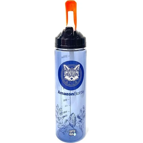 Gıpta 600 Ml Amazon Tritan Pipetli Matara Mavi