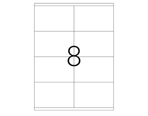 Tanex A4 Lazer Etiket, ölçü 105×72 Mm Tw 2208 - 2