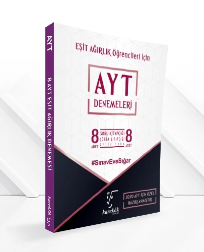 Karekök 2023 Ayt 1.dönem Eşit Ağırlık 8'li Deneme