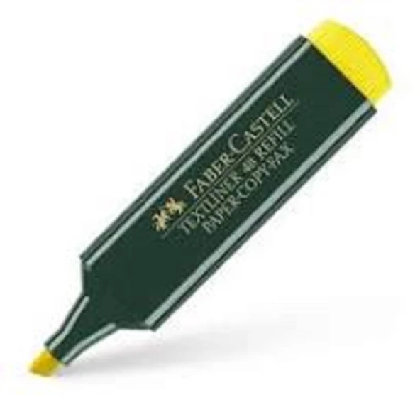 Faber Castell Textliner Highlighter Sarı Fosforlu Kalem 10'lu
