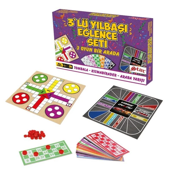 Star 3'lü Yılbaşı Eğlence Seti
