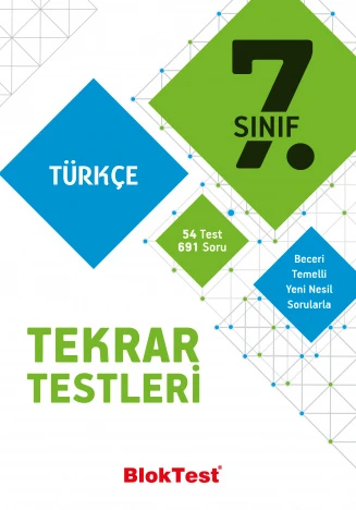 Tudem Bloktest 7.sınıf Türkçe Tekrar Testleri
