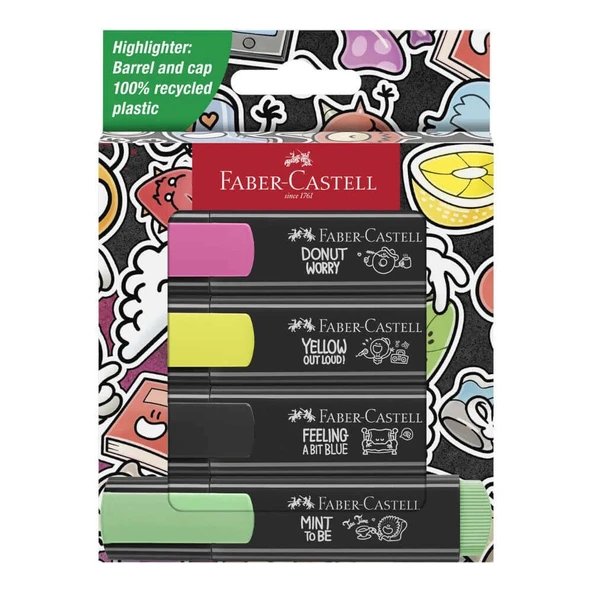 Faber Castell Fosforlu Kalem Graffiti Textliner 46 4X 5030254690000