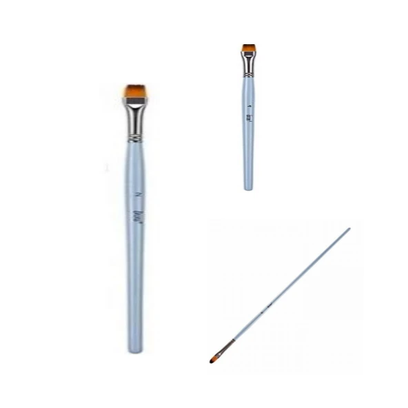 Brons 200f Yağlı-akrilik Boya Kısa Sap Fırçalar No:0-2-4