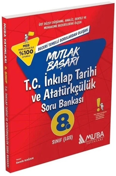 Muba 8.Sınıf Mutlak Başarı İnkilap Tarihi Soru Bankası ürün görseli 1