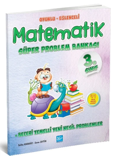 Koza 3. Sınıf Oyunlu-eğlenceli Matematik Süper Problem Bankası ürün görseli 1