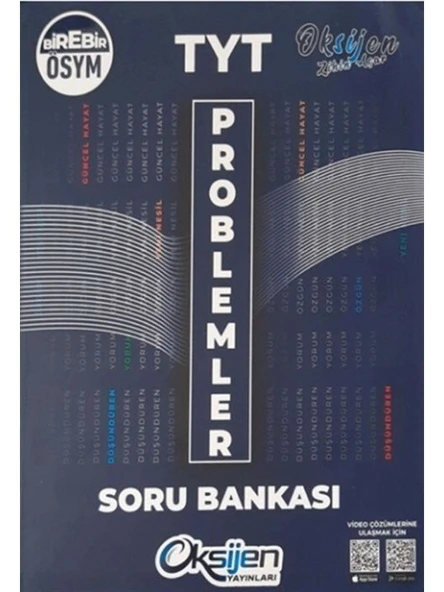 Oksijen Yayınları Tyt Problemler Soru Bankası ürün görseli