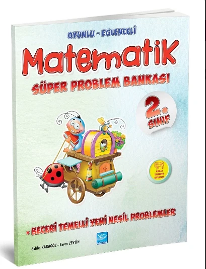 Koza 2. Sınıf Oyunlu-eğlenceli Matematik Süper Problem Bankası