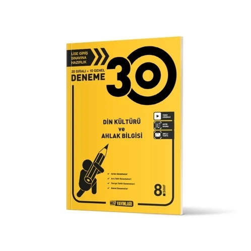 Hız 8.Sınıf Din Kültürü 30 Deneme