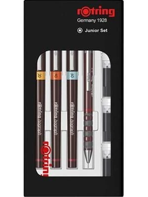 Rotring Rapido Isograph Set (0.2-0.4-0.6)+tikky 0.5 - 2