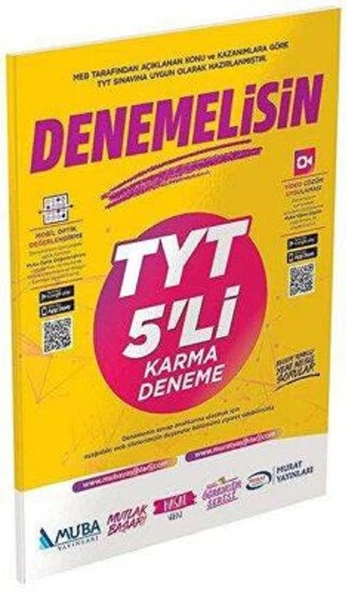 Muba Yayınları Denemelisin 2021 Tyt 5`li Karma Deneme