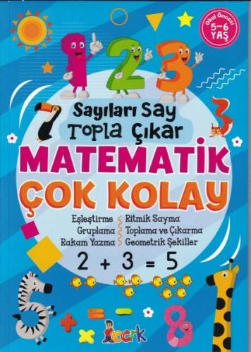 Bıcırık Matematik Çok Kolay Boyama Kitabı