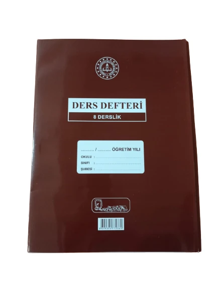 Kocaoluk Yoklamasız 8 Derslik Ders Defteri - 1
