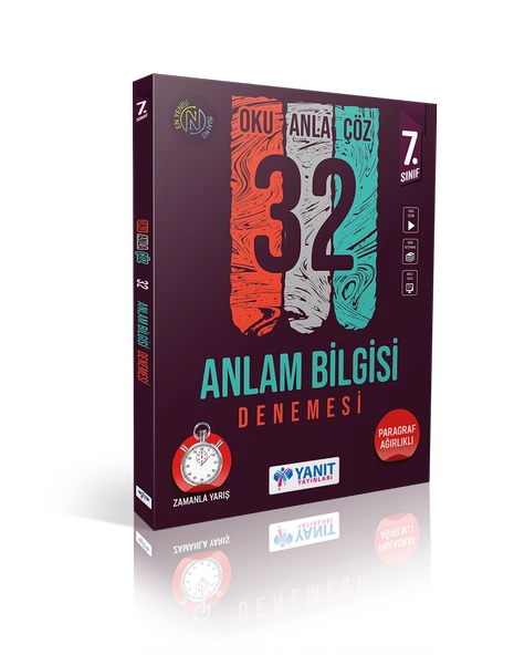 Yanıt 7.sınıf 32 Anlam Bilgisi Denemesi