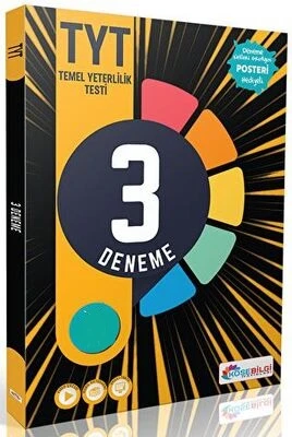Köşebilgi Yayınları Tyt 3 Fasikül Deneme Video Çözümlü