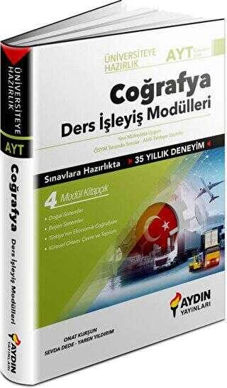Aydın Yayınları Üniversiteye Hazırlık Ayt Coğrafya Ders İşleyiş Modülleri