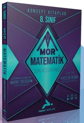 Paraf Yayınları Paraf 8. Sınıf Mor Matematik Soru Kütüphanesi ürün görseli