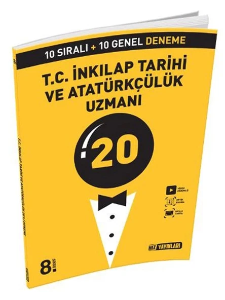 Hız 8.Sınıf İnkilap Tarihi Uzmanı 20 Deneme