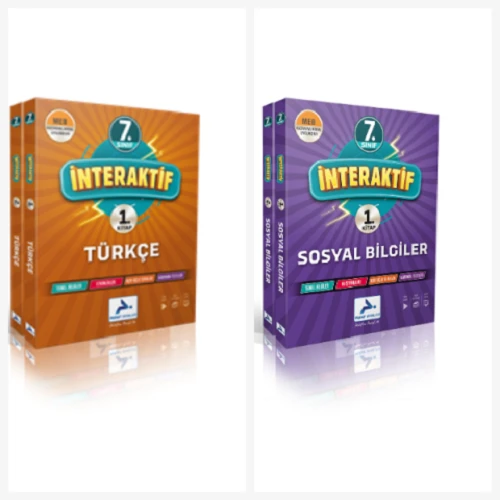 Paraf İnteraktif 7. Sınıf İnteraktif Sosyal Bilgiler & Türkçe Soru Kütüphanesi
