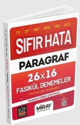 Miray Sıfır Hata Paragraf 16 Deneme