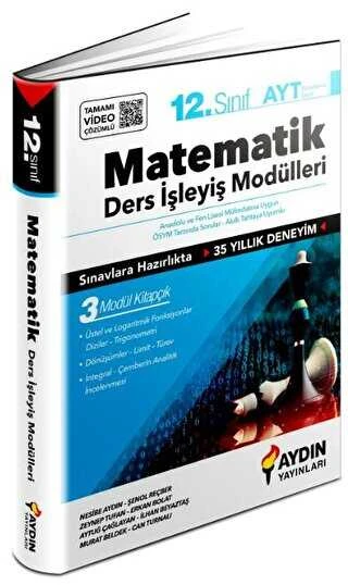 Aydın Yayınları 12. Sınıf Aydın Matematik Ders İşleyiş Modülleri
