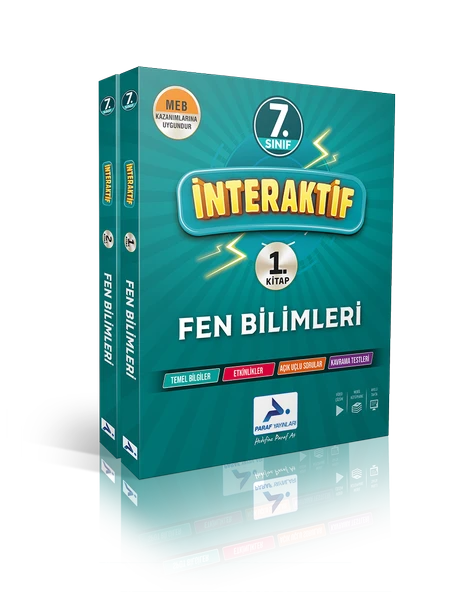 Paraf İnteraktif 7. Sınıf İnteraktif Fen Bilimleri Soru Kütüphanesi