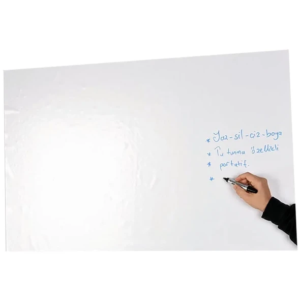 Panda 150x100cm Sade Beyaz Şeffaf 2 Li̇ Kağıt Tahta - 2