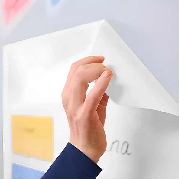 Panda 150x100cm Sade Beyaz Şeffaf 2 Li̇ Kağıt Tahta