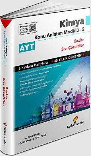 Aydın Yayınları Ayt Kimya Konu Anlatım Modülü 2 (gazlar Ve Sıvı Çözeltiler)