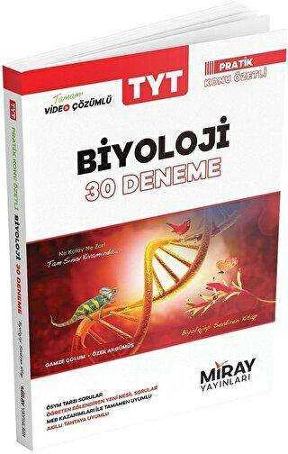 Miray Yayınları Tyt Biyoloji 30 Deneme Miray Yayınları