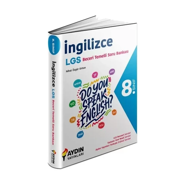 Aydın Yayınları  8. Sınıf İngilizce Beceri Temelli Soru Bankası ürün görseli 1