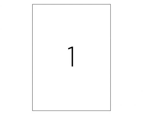 Tanex A4  Tw-2000  Lazer Etiket, Standart Ölçü 210×297 Mm - 2