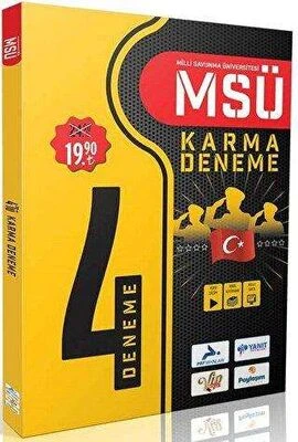 Paraf Yayınları Msü 4 Fasikül Karma Deneme