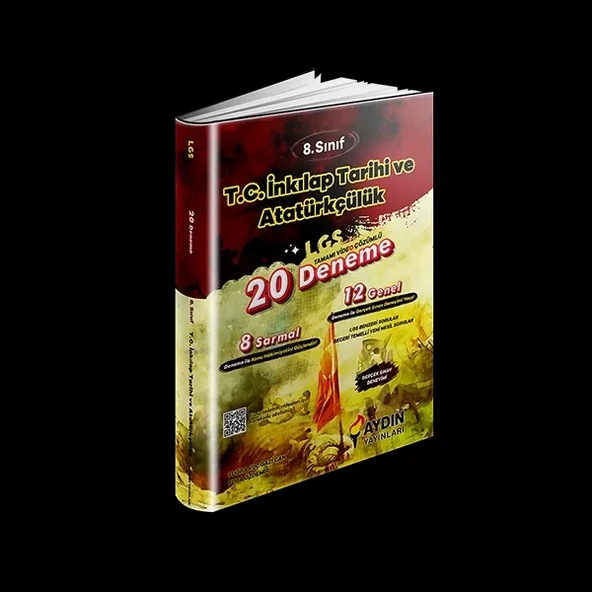 Aydın Yayınları  8. Sınıf T.c. İnkılap Tarihi Ve Atatürkçülük 20 Deneme ürün görseli