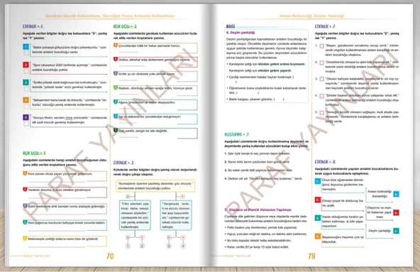 Paraf 7. Sınıf İnteraktif Türkçe Soru Kütüphanesi - 5