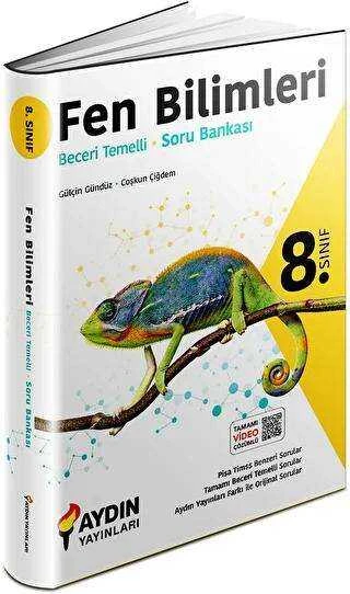 Aydın Yayınları   8. Sınıf Fen Bilimleri Beceri Temelli Soru Bankası