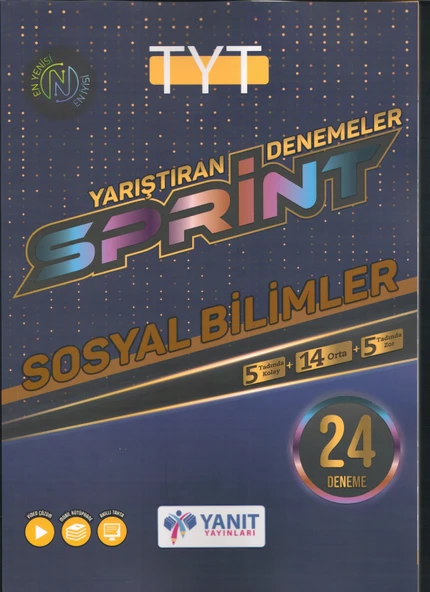 Yanıt Yayınları Yks Tyt Sosyal Bilimler Sprint 24 Deneme Video Çözümlü
