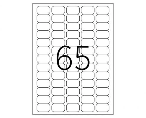 Tanex Tw-2065 A4 Lazer Etiket, Standart Ölçü 38.1×21.2 Mm - 2