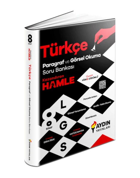 Aydın Yayınları   8. Sınıf Görsel Okuma Ve Paragraf Soru Bankası Kazandıran Hamle