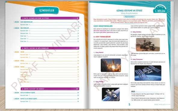 Paraf İnteraktif 7. Sınıf İnteraktif Fen Bilimleri Soru Kütüphanesi - 2