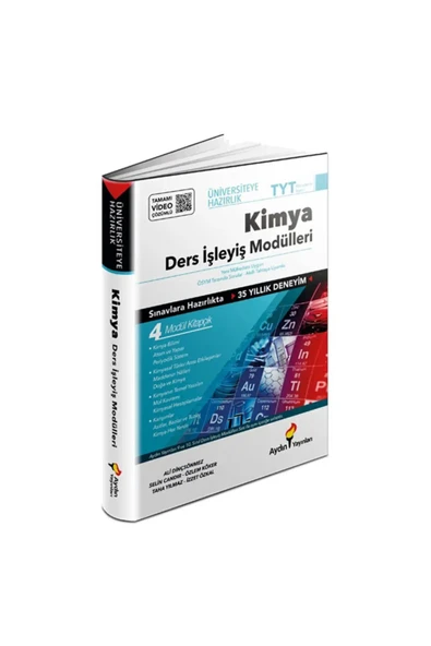 Aydın Yayınları Üniversiteye Hazırlık Tyt Kimya Ders İşleyiş Modülleri