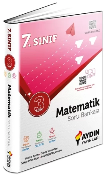 Aydın Yayınları   7. Sınıf Matematik Üç Adım Soru Bankası ürün görseli