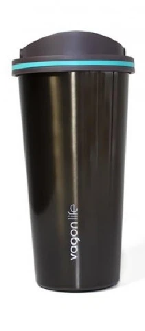 Uzspace Vagonlife 500 Ml Paslanmaz Mug Siyah Matara